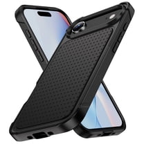 ELEHOLD Case for iPhone Air, Shockproof Rugged Hybrid Heavy Duty Hard PC Protective Case Slim Fit Cover for iPhone Air,Black