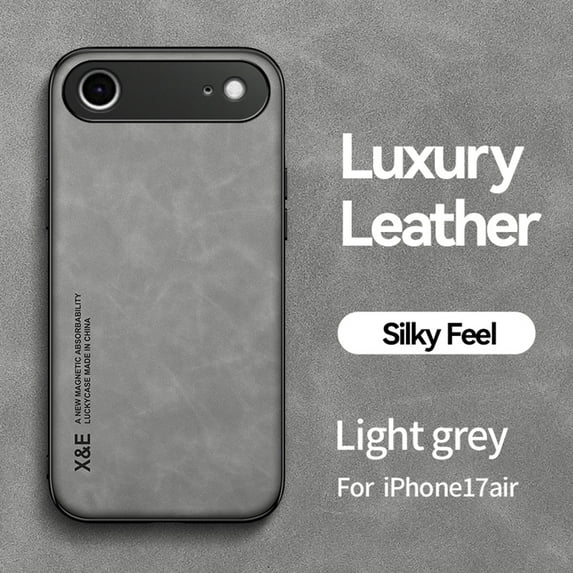 ELEHOLD Case for iPhone Air, Slim Shockproof Phone Case, Matte Hybrid PC+TPU Cover,Lightgray
