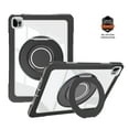 thumbnail image 1 of ELEHOLD Case for ipad pro 11 2022/2021/2020/2018/air4 10.9/air5, Hard PC Clear Back Shell Case with 360 Degree Metal Stand,Black, 1 of 6