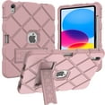 thumbnail image 1 of ELEHOLD Case for iPad 10th Generation 10.9 inch 2022, Slim Heavy Duty Shockproof Rugged Protective Cover with Built-in Stand for 10.9" iPad 10th Gen,Rosegold, 1 of 5