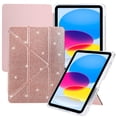 thumbnail image 1 of ELEHOLD Case for iPad Pro 13 2024,Bling Magnetic Flip PU Leather Shock-Absorbent Multi-Angle Kickstand Full Protection Case Cover for iPad Pro 13 2024,Rosegold, 1 of 9