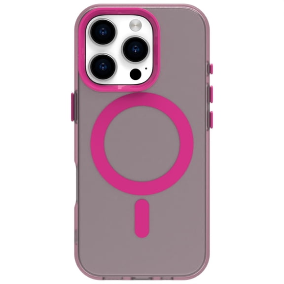 ELEHOLD Case for iPhone 12 Pro / 12 6.1" / 12 6.1" Magnetic Shockproof Case Slim Matte Transparent Rugged Cover, Skin Friendy Feel, Compatibel with MagSafe, Rose
