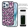 thumbnail image 1 of ELEHOLD Case For iPhone 14 Plus ,Luminous Night Light Luxury Leopard Pattern Design Cases Soft Silicone Slim TPU Shockproof Protective Bumper Cover For iPhone 14 Plus ,Purple, 1 of 9