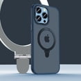 thumbnail image 1 of ELEHOLD Case for iPhone 14 Pro Max Case with Magnetic Stand, Compatible with MagSafe, Slim Shockproof Frosted Matte Case for iPhone 14 Pro Max,Deep Blue, 1 of 7