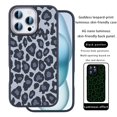 thumbnail image 1 of ELEHOLD Case For iPhone 15 Plus ,Luminous Night Light Luxury Leopard Pattern Design Cases Soft Silicone Slim TPU Shockproof Protective Bumper Cover For iPhone 15 Plus ,Black, 1 of 9
