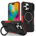 thumbnail image 1 of ELEHOLD Case for iPhone 16 Pro Max, Graded Drop Protection Magnetic Case with Hidden Kickstand ＆ Camera Cover, Compatible with MagSafe Accessory＆ Wireless Charging,A, 1 of 10