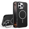 thumbnail image 1 of ELEHOLD Case For iPhone 16 Pro Slim Shockproof Mangetic Stand Cover, [Mag Safe Compatible], [with Metal Lens Bracket], [Efficient Cooling Design], Black, 1 of 11