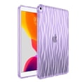 thumbnail image 1 of ELEHOLD Clear Case for New iPad 5th/6th Generation 11 inch, Water Ripples Pattern Soft TPU Cover with Shockproof Corner ,Slim&Lightweight for iPad Pro 11 (2024), Lightpurple, 1 of 6
