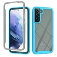 thumbnail image 1 of ELEHOLD Clear Case for Samsung Galaxy A05,Rugged Transparent Back Shell Shockproof Flexible Bumper Anti-Scratch Non-Yellowing Case for Samsung Galaxy A05,Blue, 1 of 5