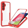 thumbnail image 1 of ELEHOLD Clear Case for Samsung Galaxy A16 5G Full Body Protection Case with Built-in Screen Protector,Slim Thin Shockproof Anti-Scratch Case for Samsung A16 5G,Red, 1 of 9