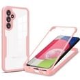 thumbnail image 1 of ELEHOLD Clear Case for Samsung Galaxy A54 5G Full Body Protection Case with Built-in Screen Protector,Slim Thin Shockproof Anti-Scratch Case for Samsung A54 5G,Pink, 1 of 7
