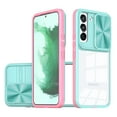 thumbnail image 1 of ELEHOLD Clear Case for Samsung Galaxy S23 Plus Crystal Transparent Acrylic Sliding Camera Lens Protection Non-Yellowing Anti-Fingerprint Shockproof Slim Thin Case 6.6 inch,Skyblue, 1 of 6