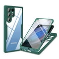 thumbnail image 1 of ELEHOLD Clear Case for Samsung Galaxy S23 Ultra Full Body Protection Case with Built-in Screen Protector,Slim Thin Shockproof Anti-Scratch Case for Samsung S23 Ultra 6.8 Inch,Green, 1 of 7