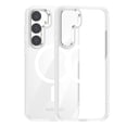 thumbnail image 1 of ELEHOLD Clear Case for Samsung Galaxy S24 Plus,Rugged Transparent Clear Anti-Yellowing Cover Compatible with Mag Safe Slim Lightweight Independent Metal Button Shockproof Case,Clear, 1 of 7