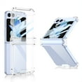 thumbnail image 1 of ELEHOLD Clear Case for Samsung Galaxy Z Flip 5 Case with Built-in Small Screen Protector Hinge Protection Ultra Slim Fit Shockproof Clear Case for Samsung Galaxy Z Flip5 2023,Clear, 1 of 5