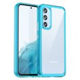 thumbnail image 1 of ELEHOLD Clear Case for Samsung Galaxy A54 5G Acrylic Transparent Non-Yellowing Slim Lightweight Shockproof Clear Case,Skyblue, 1 of 8