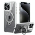 thumbnail image 1 of ELEHOLD Clear Case for iPhone 14 Pro, Magnetic Translucent Clear Case with Invisible Stand,Clear, 1 of 6