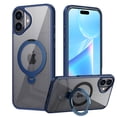 thumbnail image 1 of ELEHOLD Clear Case for iPhone 16, Magnetic Translucent Clear Case with Invisible Stand,Blue, 1 of 6