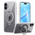 thumbnail image 1 of ELEHOLD Clear Case for iPhone 16, Magnetic Translucent Clear Case with Invisible Stand,Clear, 1 of 6