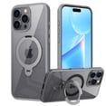 thumbnail image 1 of ELEHOLD Clear Case for iPhone 16 Pro, Magnetic Translucent Clear Case with Invisible Stand,Gray, 1 of 6