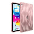 thumbnail image 1 of ELEHOLD Clear Case for iPad Air 5th/4th Generation 10.9" 2022/2020, with Ripple Design Transparent Anti-Yellowing Slim Lightweight Soft Shockproof Case for iPad Air 5/4 10.9 inch,Pink, 1 of 6