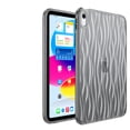 thumbnail image 1 of ELEHOLD Clear Case for iPad Mini 6th Generation 8.3" 2021, with Ripple Design Transparent Anti-Yellowing Slim Lightweight Soft Shockproof Case for iPad mini 6,Black, 1 of 6