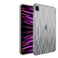thumbnail image 1 of ELEHOLD Clear Case for iPad Pro 11" 2022/2021/2020/2018, with Ripple Design Transparent Anti-Yellowing Slim Lightweight Soft Shockproof Case for iPad Pro 11 inch,Black, 1 of 6