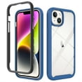 thumbnail image 1 of ELEHOLD Clear Case for iPhone 15 Plus,Rugged Transparent Back Shell Shockproof Flexible Bumper Anti-Scratch Non-Yellowing Case for iPhone 15 Plus 6.7" ,Darkblue, 1 of 6