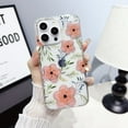 thumbnail image 1 of ELEHOLD Clear Case for iPhone 15 Pro Max,Flower Floral Pattern, Slim Thin Anti-Yellowing Transparent Clear Flexible Shockproof Case for iPhone 15 Pro Max,D, 1 of 5