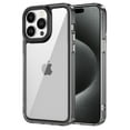 thumbnail image 1 of ELEHOLD Clear Case for iPhone 15 Pro Max Transparent Crystal Clear Anti-Yellowing Shockproof Slim Thin Lightweight Cover for iPhone 15 Pro Max Case, Black, 1 of 6