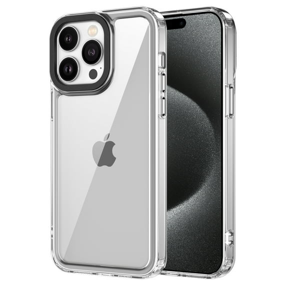 ELEHOLD Clear Case for iPhone 15 Pro Max Transparent Crystal Clear Anti-Yellowing Shockproof Slim Thin Lightweight Cover for iPhone 15 Pro Max Case, Clear