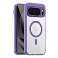 thumbnail image 1 of ELEHOLD Clear Magnetic Phone Case for Google Pixel 10 Pro XL, Compatible with Wireless Charging Slim Translucent Matte Back Shockproof Anti-Fingerprint Cover for Google Pixel 10 Pro XL,Purple, 1 of 7