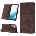 thumbnail image 1 of ELEHOLD Crossbody Leather Wallet Case for Samsung Galaxy A54 5G Practical Card Holders Stand Function Detachable Shoulder Strap Shockproof Women Girls Purse Case - Brown, 1 of 8