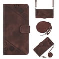thumbnail image 1 of ELEHOLD Crossbody Leather Wallet Case for iPhone 14 Pro Max Practical Card Holders Stand Function Detachable Shoulder Strap Shockproof Purse Case Women Girls for iPhone 14 Pro Max 6.7" -Brown, 1 of 9