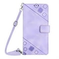 thumbnail image 1 of ELEHOLD Crossbody Leather Wallet Case for iPhone 14 Pro Practical Card Holders Stand Function Detachable Shoulder Strap Shockproof Purse Case Women Girls for iPhone 14 Pro  6.1" -Purple, 1 of 9
