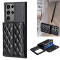 thumbnail image 1 of ELEHOLD Crossbody Wallet Case for Samsung Galaxy S22 Ultra, Soft PU Leather Card Holder Magnetic Flip Folio Purse Case with Lanyard for Samsung S22 Ultra,Black, 1 of 6