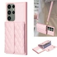 thumbnail image 1 of ELEHOLD Crossbody Wallet Case for Samsung Galaxy S22 Ultra, Soft PU Leather Card Holder Magnetic Flip Folio Purse Case with Lanyard for Samsung S22 Ultra,Pink, 1 of 6