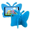 thumbnail image 1 of ELEHOLD Cute Kids Case for Amazon Kindle Fire HD 8 2024/2022/2020 HD 8 Plus 2020 Kids Friendly EVA Butterfly Wings Kickstand Heavy Duty Rugged Shockproof Protective Case,Blue, 1 of 9