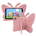 thumbnail image 1 of ELEHOLD Cute Kids Case for Amazon Kindle Fire HD 8 2024/2022/2020 HD 8 Plus 2020 Kids Friendly EVA Butterfly Wings Kickstand Heavy Duty Rugged Shockproof Protective Case,Pink, 1 of 9