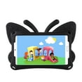 thumbnail image 1 of ELEHOLD Cute Kids Case for Samsung Galaxy Tab A7 Lite 8.7" (2021) Kids Friendly EVA Butterfly Wings Kickstand Heavy Duty Rugged Shockproof Protective Case for Galaxy Tab A7 lite 8.7",(Black), 1 of 2