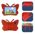 thumbnail image 1 of ELEHOLD Cute Kids Case for Samsung Galaxy Tab A8 10.5" (2022) Kids Friendly EVA Butterfly Wings Kickstand Heavy Duty Rugged Shockproof Protective Case for Galaxy Tab A8 10.5"(X200/X205) - Red, 1 of 6