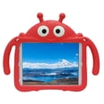 thumbnail image 1 of ELEHOLD Cute Kids Case for iPad 9th/8th/7th Generation iPad 10.2 inch Case Beetle Wings Design Handle Grip Kickstand Function Shockproof Protective Case for iPad 10.2" 2021/2020/2019,Red, 1 of 8