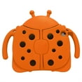 thumbnail image 1 of ELEHOLD Cute Kids Case for iPad mini 5/ mini 4 iPad 7.9 inch Case Beetle Wings Design Handle Grip Kickstand Function Shockproof Protective Case for iPad mini 5th Gen/mini 4th Gen,Orange, 1 of 7
