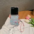 thumbnail image 1 of ELEHOLD Cute Pattern Clear Phone Case For Motorola Razr 2025/Razr 2024, Anti-Yellowing Transparent Rugged Hard PC Shockproof Case Cover with Charm Strap for Girls Teens,M14, 1 of 5