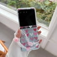 thumbnail image 1 of ELEHOLD Cute Pattern Clear Phone Case For Motorola Razr Ultra 2025/ Moto Razr 60 Ultra, Anti-Yellowing Transparent Rugged Hard PC Shockproof Case Cover with Charm Strap for Girls Teens,M38, 1 of 5