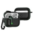 thumbnail image 1 of ELEHOLD Double Color Case For Airpods Pro 2nd Gen (2022) Full Body Protective Case Rugged Cover, with  Headphone - Shaped Safety Lock & KeyChain, Wireless Charging Support, Armygreen, 1 of 7