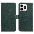 thumbnail image 1 of ELEHOLD Flip Case for iPhone 16,Faux Leather Flip Folio Cover Credit Card Slot Stand Magnetic Closure Protective Wallet Case for Men & Women,Green, 1 of 12