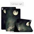 thumbnail image 1 of ELEHOLD Flip Folio Case for iPad 10th Generation 10.9" 2022 Auto Wake/Sleep Function Stand Slim Lightweight Leather Protective Shockproof Cover for iPad 10.9", Full Moon Night, 1 of 6