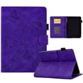thumbnail image 1 of ELEHOLD Flip Folio Leather Case for Kindle 11th Generation (2022),Butterflies Tower Pattern Card Slots Auto Wake/Sleep Kickstand Function Multi-Functional Protective Shockproof Slim Case,Purple, 1 of 8