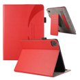 thumbnail image 1 of ELEHOLD Flip Leather Case for Apple iPad 10th Gen 10.9" 2022 Premium Leather with Card Holders Magnetic Closure Non-Slip Wristband Kickstand Function Shockproof Protective Case, red, 1 of 1